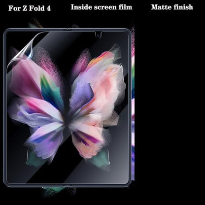 [2 Sets 8Pack] Matte Screen Protector for Samsung Galaxy Z Fold 6,Soft TPU Film Ultra-Thin Anti-Glare,Outside+Inside Screen+Back Cover+Side film - size: for Z Fold 6