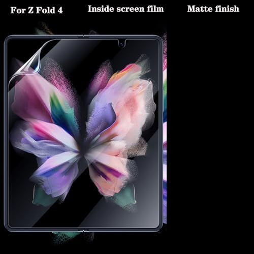 [2 Sets 8PCS] Matte Screen Protector for Samsung Galaxy Z Fold 7,Soft TPU Film Ultra-Thin Anti-Glare,Outside+ Inside Screen+Back Cover+Side film - size: for Z Fold 7