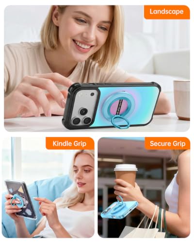 SYNCWIRE for MagSafe Phone Grip, Magnetic Phone Ring Holder - color: Light Blue