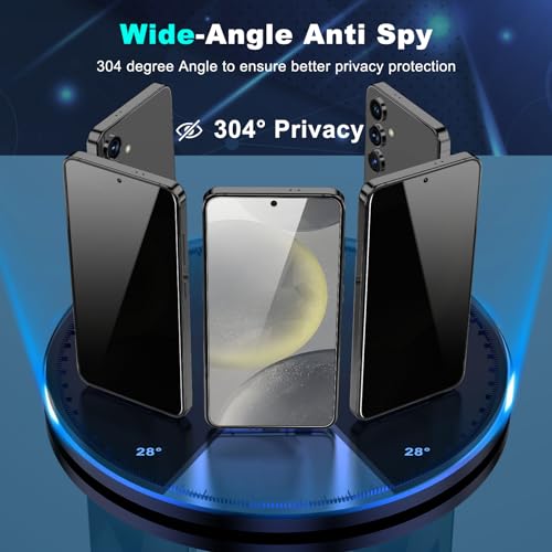 2 Pack for Samsung Galaxy S24 Privacy Screen Protector - size: Galaxy S24