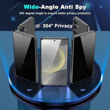 2 Pack for Samsung Galaxy S24 Privacy Screen Protector - size: Galaxy S24
