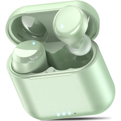 TOZO T6 Wireless Earbuds Bluetooth 5.3 Stereo Sound in Ear Headphones - color: Green