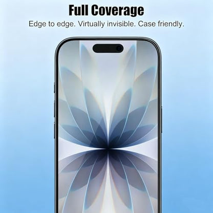 2 Pack Full Coverage Screen Protector for iPhone 17 (6.3") & Frame