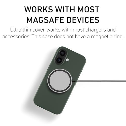 PEEL Super Thin Case for iPhone 16 (Midnight Green) - color: Midnight Green, size: Super Thin