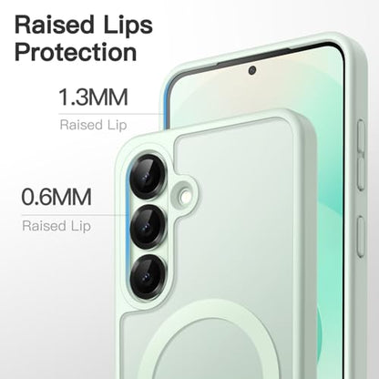 JETech Magnetic Case for Samsung Galaxy S25, Mint - color: Mint, size: Galaxy S25