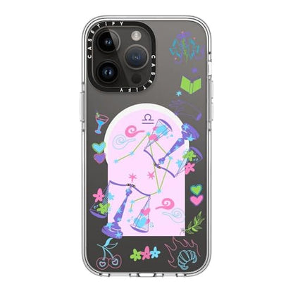 CASETiFY for iPhone 14 Pro Max Case - Impact Clear Compatible with MagSafe | Not Yellowing | 6.6 ft. 3X Military Grade Drop Protection | Libra | Clear - color: Libra (Clear), size: Iphone 14 Pro Max (6.7")