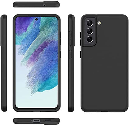 LRK Ultra Thin Black Case Compatible with Samsung Galaxy S21 FE 5G: Slim, Soft, and Flexible (NOT Hard) [Matte Finish] Protective Black Phone Cover for Samsung Galaxy S21 FE 5G, 6.4 Inch - Matte Black - size: Samsung Galaxy S21 FE