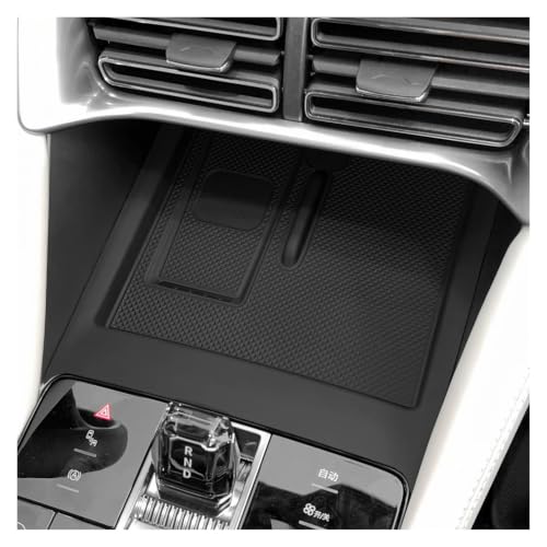 Silicone Phone Wireless Charging Mat Non-Slip Charger Protective Pad Car Interior Accessories Black Compatible with BYD Song Plus Compatible with DMI 2025