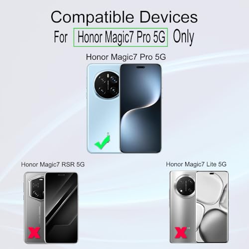Ibywind for Honor Magic7 Pro 5G Screen Protector,2-Pack,Hydrogel Film with Camera Lens Protector,Easy Installation Tool,Bubble-Free,Fingerprint Unlock Compatible,Anti-Shatter,Anti-Scratch - size: Magic 7 Pro 6.8 inch