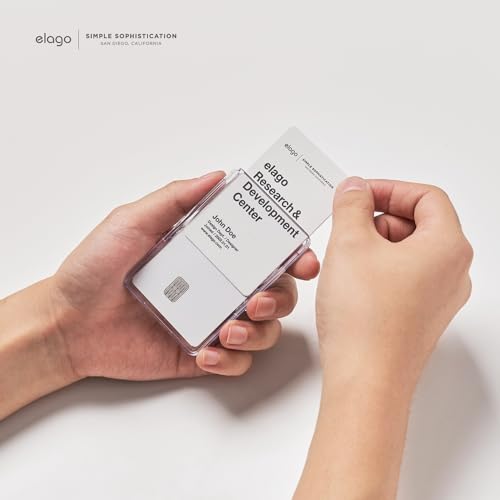 elago Clear Magnetic Wallet for iPhone - color: Transparent