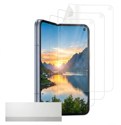 3 Pack for Samsung Galaxy Z Fold 6 Screen Protector [Not Glass], Anti-Scratch, Compatible Fingerprint, Full Adhesive Flexible Film for Samsung Galaxy Z Fold 6 - size: for Samsung Galaxy Z Fold 6
