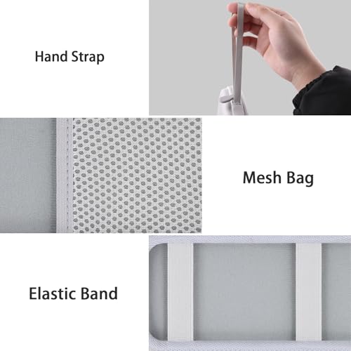 Hard Travel Case for UEQ/VBA/KEEPRO 3 in 1 Wireless Charging Station - color: White Case