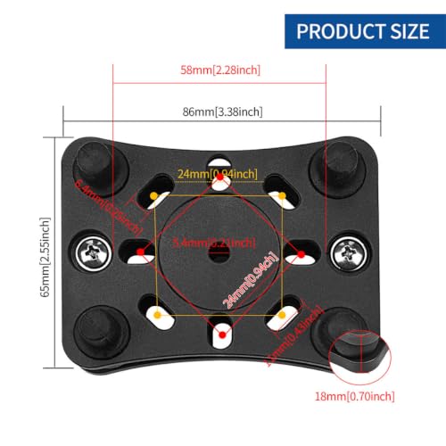 VALICLUD Motorcycle Phone Rack and Bike Phone Holder with Vibration Dampener for Motorcyclists, Handlebar Mount Compatible with Smartphones, Shock Absorbing Support for Riding and Travel