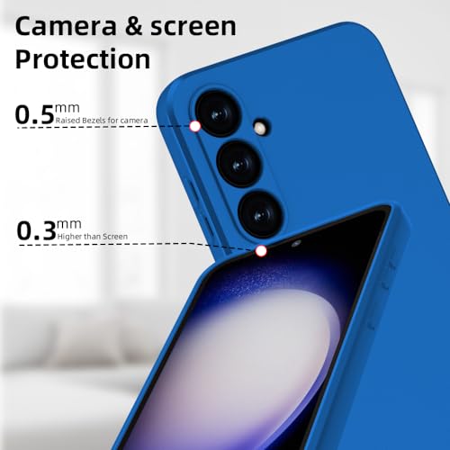 X-level Samsung Galaxy S23 FE Case Slim Fit Ultra-Thin Super Soft TPU [Guardian Series] S23 FE Phone Back Cover Light Protective Matte Finish Coating Case for Samsung S23 FE/ S23 FE 5G - Blue - color: Blue