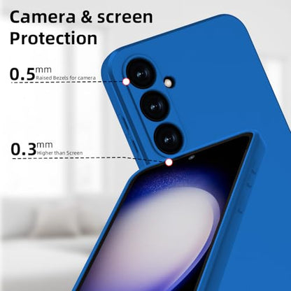 X-level Samsung Galaxy S23 FE Case Slim Fit Ultra-Thin Super Soft TPU [Guardian Series] S23 FE Phone Back Cover Light Protective Matte Finish Coating Case for Samsung S23 FE/ S23 FE 5G - Blue - color: Blue