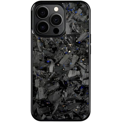 Carbon Fiber Phone Case, Ultra-Thin All-Inclusive Magnetic Anti-Fall Protective Phone Case for iPhone 11, Support Wireless Charging (Blue+Gold, for iPhone 11) - color: Blue+Gold, size: for iPhone 11