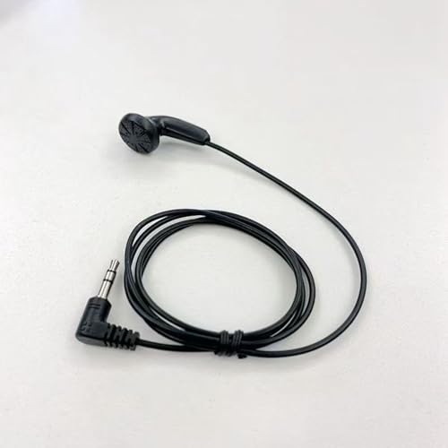 Single Earphone 3.5mm Plug, Mono Earbuds Headphone Low Cost Ear Buds for One Ear, Compatible with Android Smartphones MP3 Players