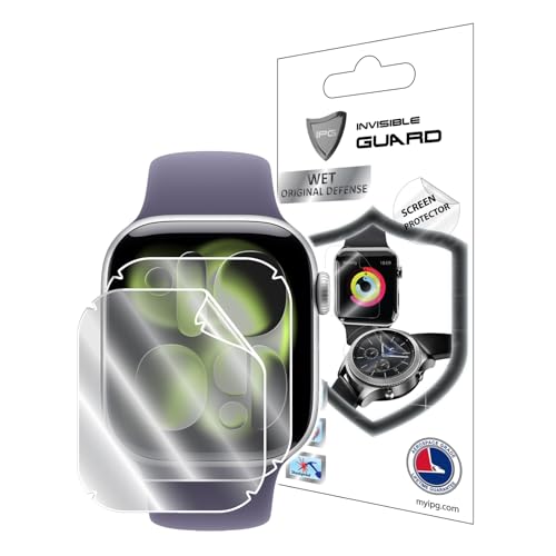 IPG for Watch Series 11-10 [42mm] Hydrogel Screen Protector (2 Units) Invisible Ultra HD Clear Film Anti Scratch Guard-Smooth/Self-Healing/Bubble -Free for Series10[42mm]