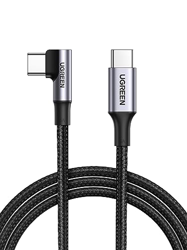 UGREEN 100W Right Angle USB C Cable, Fast Charging Cable, 3.3ft - size: 3.3 ft