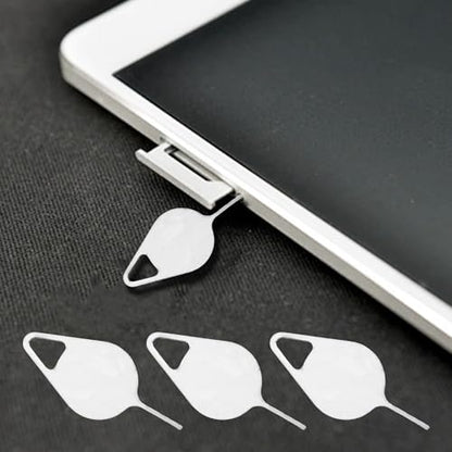 100PCS Universal Metal SIM Card Ejector Pin, Professional Tray Removal Opening Tool for Most Smartphones Tablets Mobile Devices - size: 100PCS