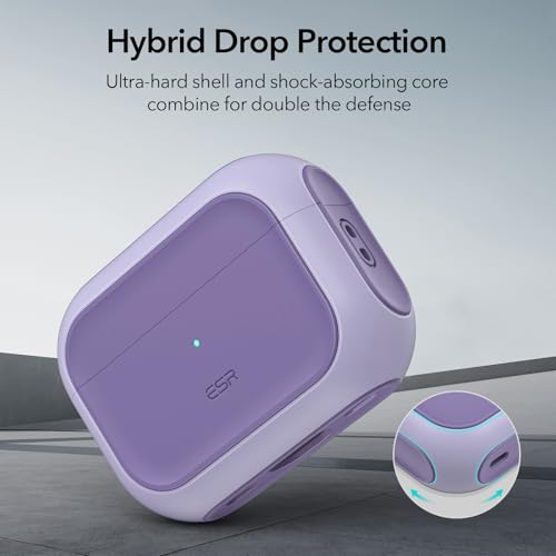 ESR for AirPods Pro 2 Case, Compatible with MagSafe, Purple - color: Purple, size: AirPods Pro 2&1 Case