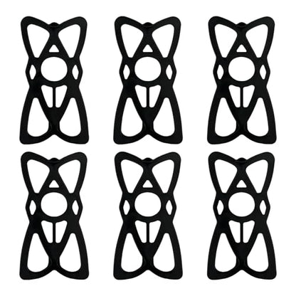 6PCS Motorcycle Phone Mount Tether, Anti-Slip Silicone Security Band Bike Cellphone Mount Tethers, Universal Cycling Phone Holder Grip Strap for Motorcycles Bikes Scooters - color: 6PCS