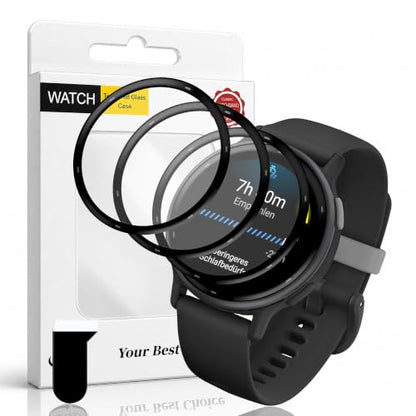 3 Pack for Garmin Vivoactive 5 Screen Protector (no glass), Self-Healing, 3D Full Screen Coverage Soft Film, Anti Scratch HD Clear Screen Protector for Garmin Vivoactive 5, Black - size: for Garmin Vivoactive 5