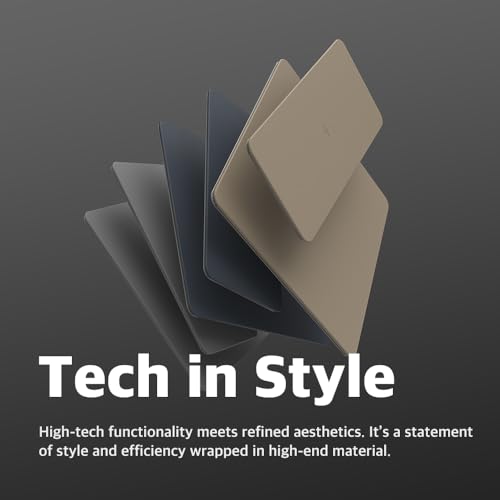 POUT H3 Split Wireless Charging Mouse Pad – Fast Qi Charger with Magnetic Attachment – Smooth Surface & Anti-Slip Base – Compatible with Smartphones and Earbuds (Latte Cream)