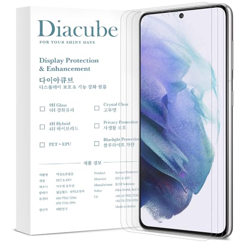 [3 Pack] For Samsung Galaxy S21 Plus, 3 Pack Anti-Glare Matte Screen Protector, [Support Fingerprint Unlock], Anti-Fingerprint, Full Coverage, Bubble-Free Easy Installation with Alignment - size: Galaxy S21 Plus