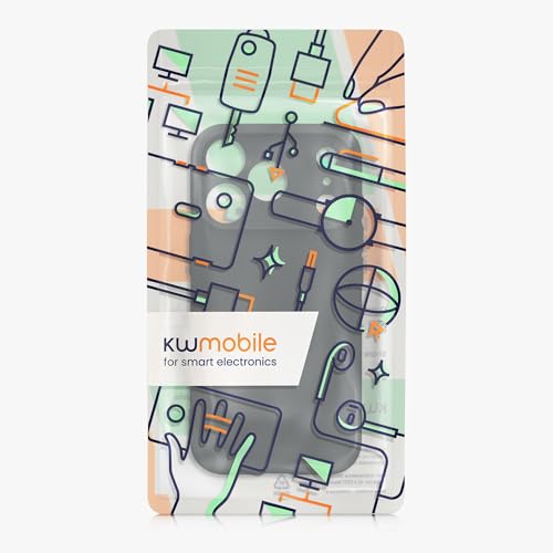 kwmobile Case Compatible with Apple iPhone 17 Pro Case - Protective Slim TPU Phone Cover - Soft Matte Finish - Blueberry - color: blueberry, size: iPhone 17 Pro