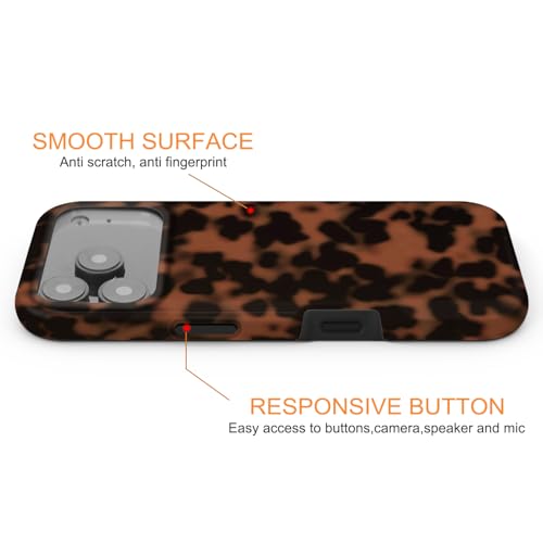 for iPhone 17 Pro Max Case Tortoise Shell Cute Design | [Military Grade Protection], 8FT Drop Resistant Shockproof Heavy Duty Phone Case Cover Women Men for iPhone 17 Pro Max 6.9” - size: iPhone 17 Pro Max