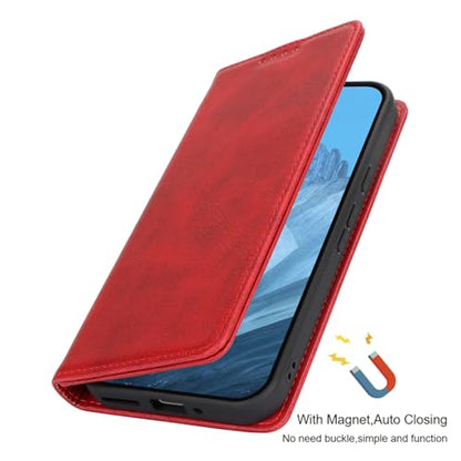 fit for Google Pixel 9/9 Pro Wallet Case,Premium PU Leather Flip Folio Case with Card Slot,Stand Holder,Magnetic Closure TPU Shockproof Interior Protective Case for Pixel 9/9 Pro,Red | Premium PU Leather, Flip Folio Purse Case, with Card Slot, Stand Holde