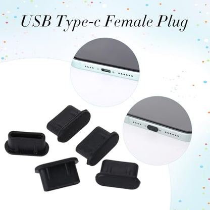 30Pcs 6 Type Silicone Anti Dust Cover USB Cover Port Plug Caps