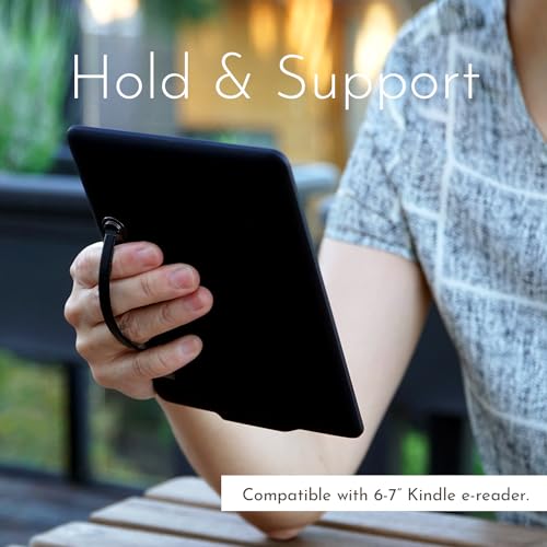 SleekStrip SleekGrip-Premium Ultra Thin Phone Grip Stand,Slim Metal Finger Loop Ring Hand Holder Strap Cell Phone Grips for iPhone 16 Pro Max,17,Android,Case Back - Gunmetal x Black Vegan Leather - color: Gunmetal x Black Vegan Leather