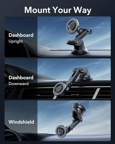 ESR for MagSafe Car Mount, Car Phone Holder for iPhone 18 Pro Max/Duo/17-12