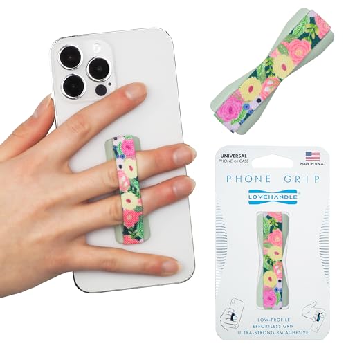 LOVEHANDLE Original Universal Phone Grip - Camellias - color: Camellias