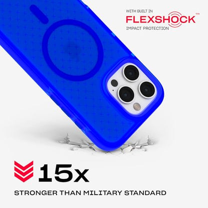 Tech21 EvoCheck for iPhone 16 Pro Max Compatible with MagSafe - Impact Protection Case - in Cobalt Blue - color: Cobalt Blue, size: iPhone 16 Pro Max