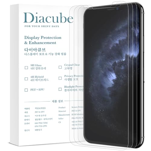 Anti Glare Matte Screen Protector for iPhone 11 Pro/X/XS [3-Pack] Break-Resistant PET EPU Film, Anti Fingerprint, Silky Touch, Dust Free & Easy Installation with Alignment Jig - size: iPhone 11 Pro/X/XS