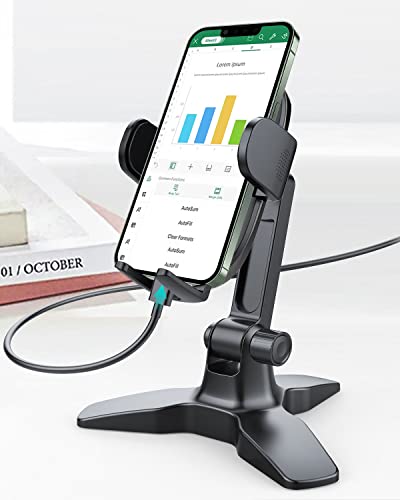 OQTIQ Cell Phone Stand for Desk, Phone Stand for iPhone Android Phones