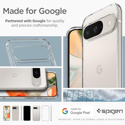 Spigen Ultra Hybrid for Pixel 9 / Pro Case, Crystal Clear - color: Clear, size: Pixel 9 / Pixel 9 Pro