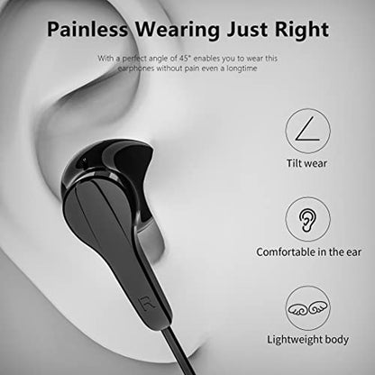 Earphones with Lightning Connector, MFi Certified Wired Earphones with Microphone and Volume Control, Compatible with iPhone 13/12/11 Pro Max/Xs Max/XR/X/7/8 Plus - color: iPhone 14 and below