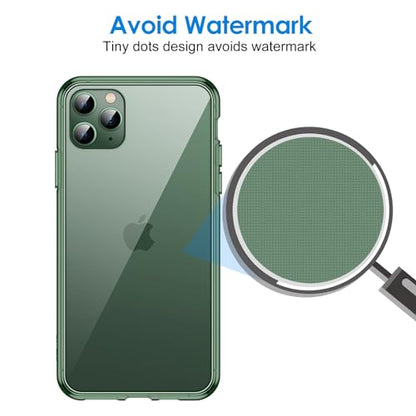 JETech Case for iPhone 11 Pro Max, Anti-Yellowing, Alpine Green | Shockproof Protection, Scratch Resistant Hard PC Back, Durable Transparent TPU Bumper - color: Alpine Green