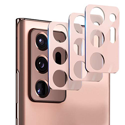 Suoman 3-Pack for Samsung Note 20 Ultra Camera Lens Protector - [Aluminum alloy] [Does not Affect Night Shots] 9H Hardness Tempered Glass Film - Mystic Bronze - color: Mystic Bronze