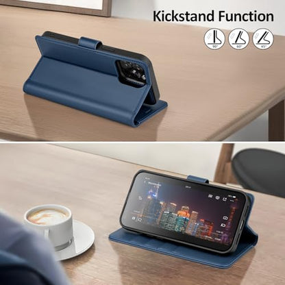Shieldtop Compatible with MagSafe iPhone 13 Pro Wallet Case,Blue - color: Blue, size: iPhone 13 Pro - 6.1"