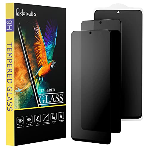 AKABEILA [3 Pack Privacy Screen Protector for Xiaomi Poco X7 5G Privacy Glass Full Coverage Anti Spy Tempered Glass Protective Film - size: Xiaomi Poco X7 5G