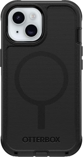 OtterBox iPhone 17e & iPhone 16e (Only) - Defender Series MagSafe Case - Black - Built-in Magnets - Screenless - Rugged & Durable - with Port Protection - Holster Clip Included - Non-Retail Packaging - color: Black, style: MagSafe
