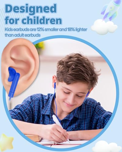 200 Pack Bulk Earbuds for Classroom School Student K-12, Affordable in-Ear with 3.5mm Jack, Wired Headphones for Kids Children Boys Girls Toddler - size: 200 Pack