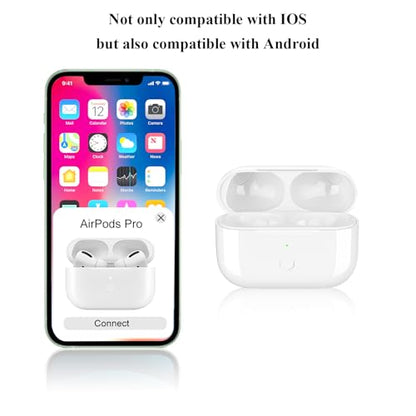 Compatible for AirPods Pro Charging Case Replacement, Compatible for Wireless AirPods Pro Charger Case with Bluetooth Pairing Sync Button,660 mAh Internal Large Battery