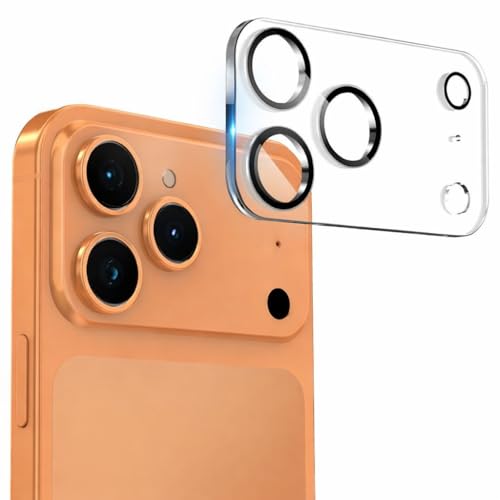 Camera Lens Protector for Phone 17 Pro,Tempered Glass,9H Hardness,Anti-Scratch,Case Friendly