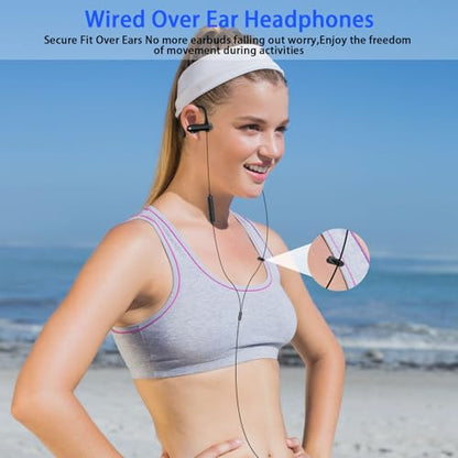 USB C Earbuds Wired Over Ear Headphones for iPhone 18 Pro Max 17 16 - color: Black